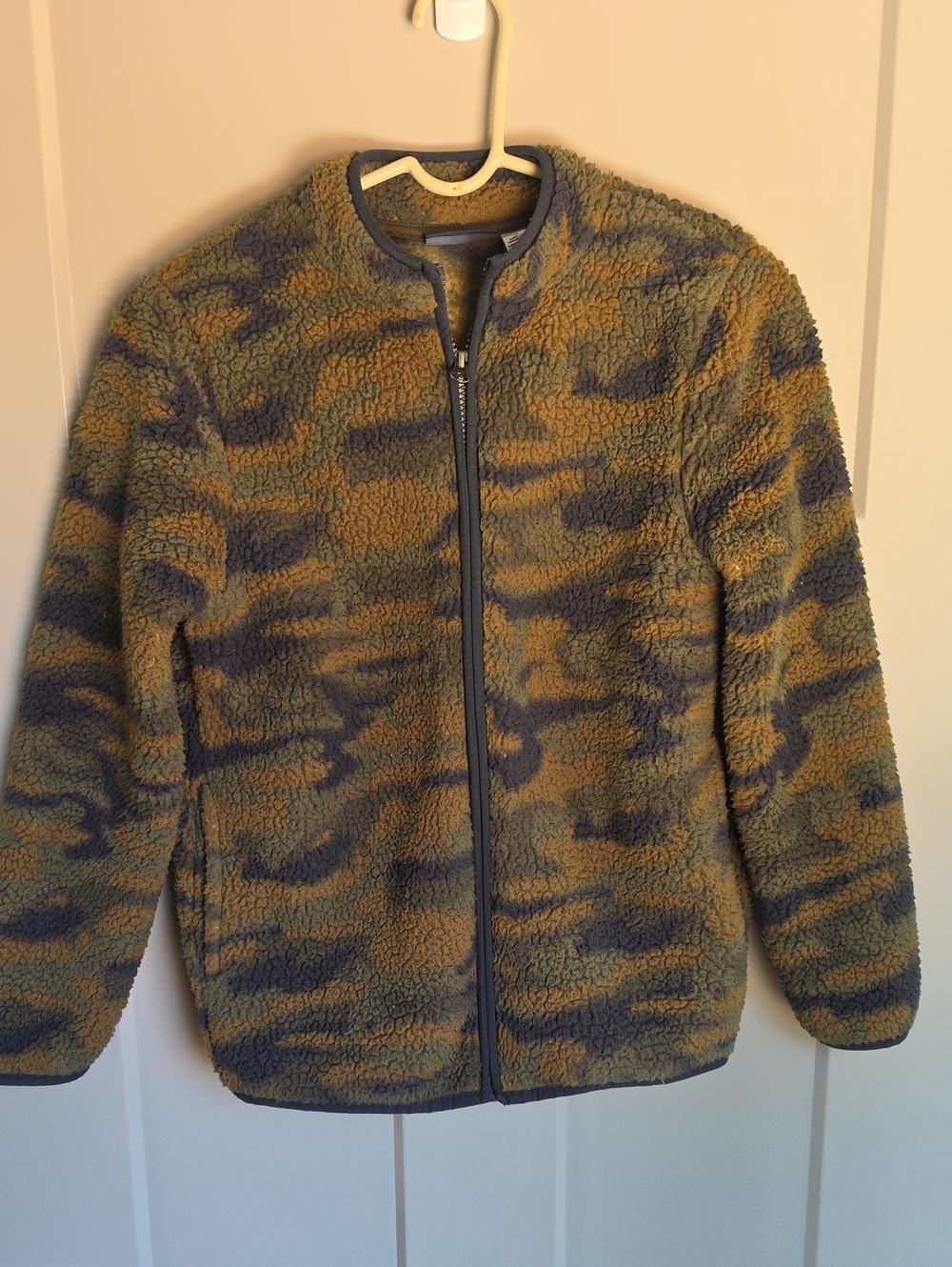 Place Fuzzy Camouflage Full-Zip Jacket